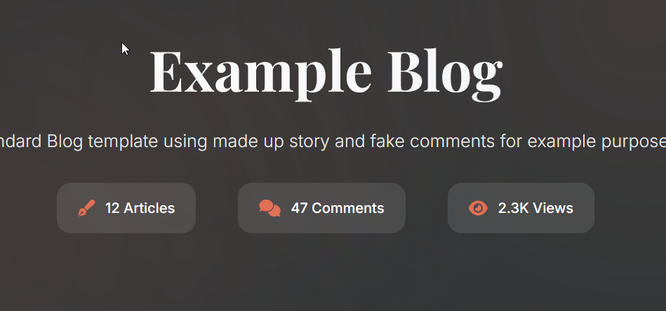 Blog Demo