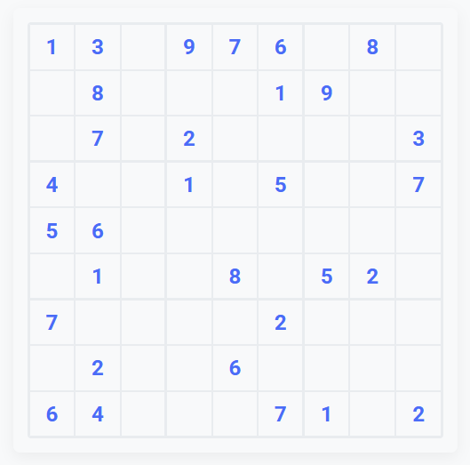 Sudoku Game